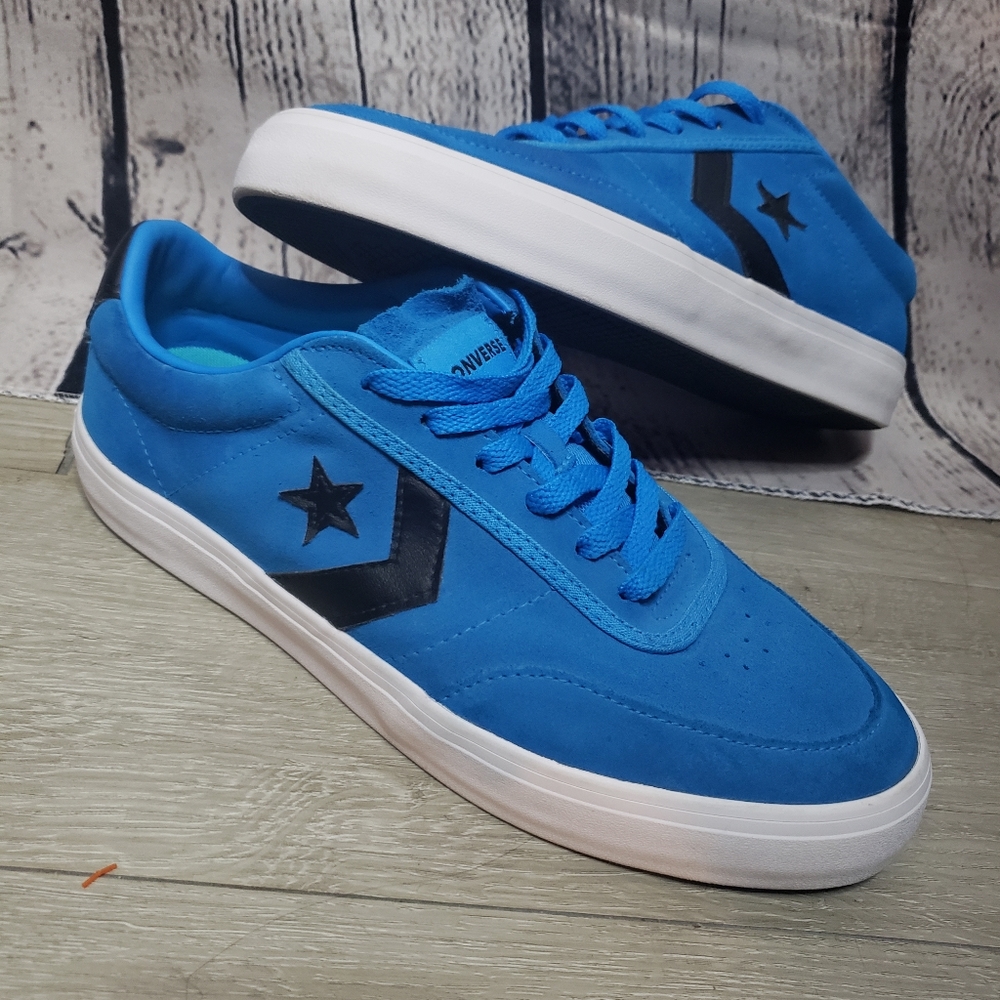 Converse Courtlandt Lace Up Mens 10 Blue Shoes Sneaker